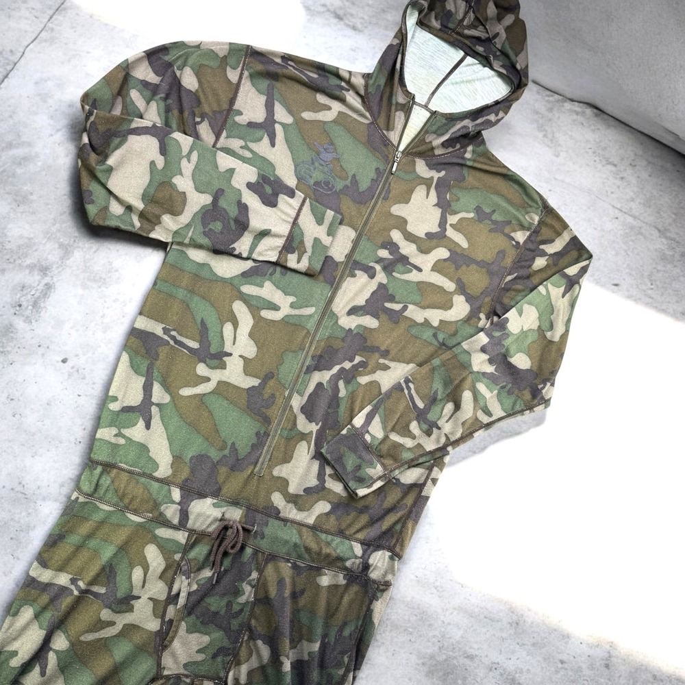 Airblaster‎ Ninja Suit Men Size L Camo Sumo Piece One Hooded Base Layer